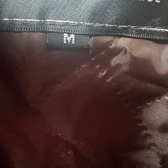 Quilted Dark Brown Faux Fur Jacket NEW Sz M - Picture 3 of 4